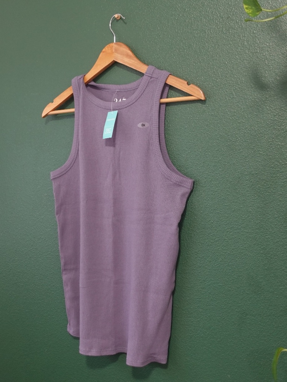 Maurices Women's 24/7 Highline Ribbed Thick Strap Tank Top EH6 Brown Size XL(OX)